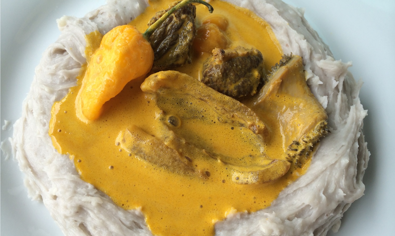 Plat de Taro, Sauce Jaune